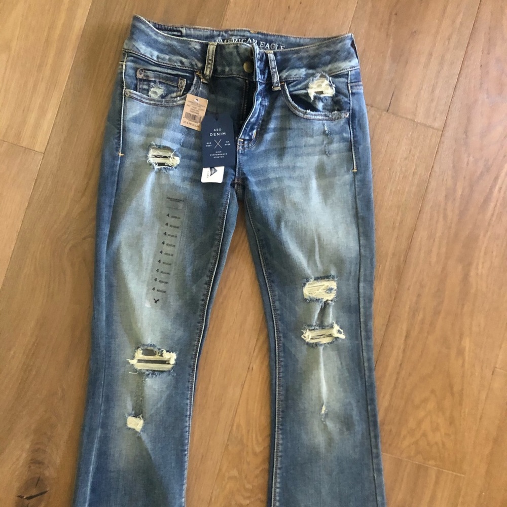American eagle jeans cropped